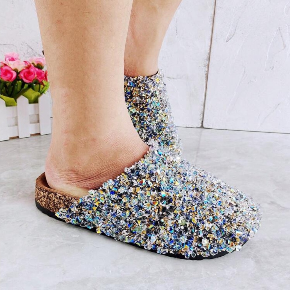 Sequin Bling Mules